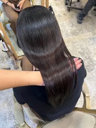 ロング 💖艶ダメージレス激 可愛カラーKAO💖のヘアスタイル