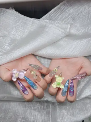 ネイル Lee Nails チップ長さだし専門店のネイルデザイン