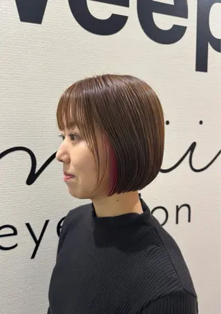 ショート カラー お悩み改善 美容師✂鷲田竜也のヘアスタイル