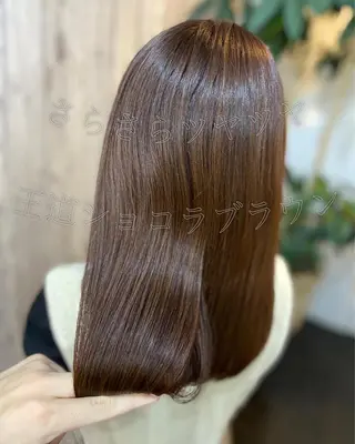 セミロング カラー ARK 武藤のヘアスタイル