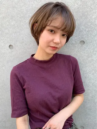 ショート カラー 安達 俊亮のヘアスタイル
