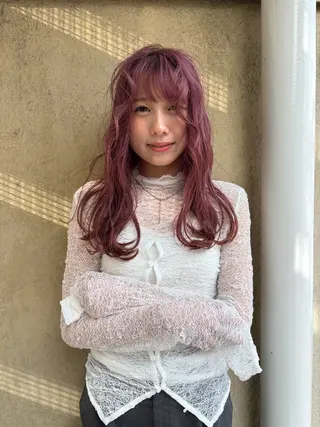 セミロング saya/似合わせ /透明感カラーのヘアスタイル