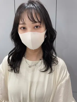 ロング カラー 狩野 羅夢のヘアスタイル