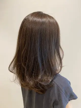セミロング カラー 艶髪🌿美髪 大塚礼乃【西荻窪】のヘアスタイル