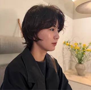 ショート ボブパーマ🥣KON コンナツミのヘアスタイル