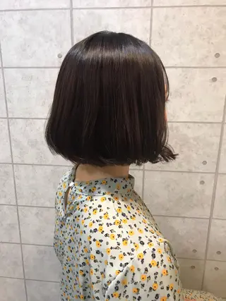ショート カラー パーマ 烏丸韓国ヘア🇰🇷 ayaka🎀のヘアスタイル