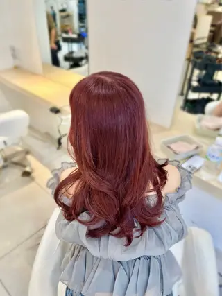 ロング カラー カラー職人 なかもと たつひろのヘアスタイル