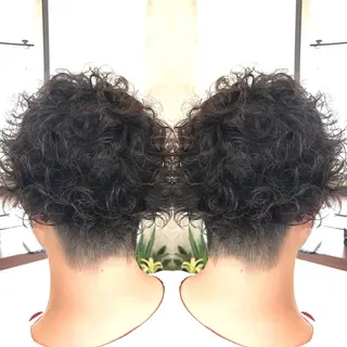 ショート パーマ メンズ 柿沼  洸太のヘアスタイル