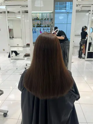 セミロング カラー mit bytree MISAKI🎀のヘアスタイル