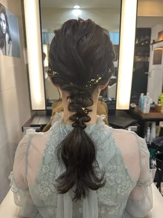 ロング パーマ/ブリーチ /mikuのヘアスタイル