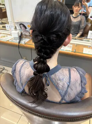 ヘアアレンジ 韓国ヘアー🇰🇷 MIWAのヘアスタイル