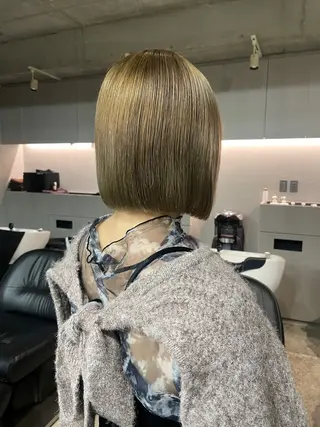 ミディアム カラー 表参道🌿赤み消し カラー/チナツのヘアスタイル