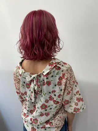 ショート カラー ヘアアレンジ cherir髪質改善 パーソナルカラー診断のヘアスタイル