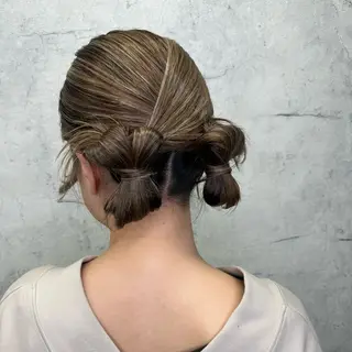 ヘアアレンジ 松本ののか /錦/ヘアセットのヘアスタイル