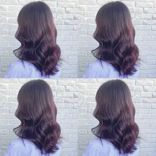 ロング カラー 成瀬スパイラル パーマ清水大隼のヘアスタイル