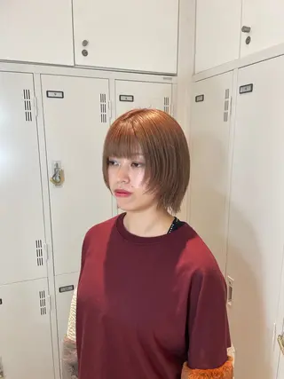 ショート 【レイヤー艶カラー】 🎀moka🎀のヘアスタイル