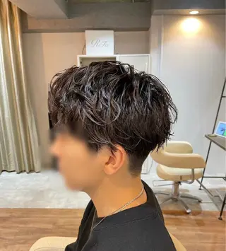 ショート メンズ 17日パーマモデル/ 募集中!落合🌷のヘアスタイル