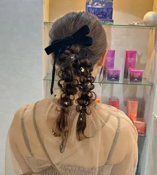 ミディアム ヘアアレンジ 💠 AYAKA💠のヘアスタイル