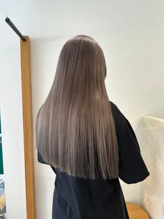 ロング カラー ハイトーン/透け感 カラー🎀真香のヘアスタイル