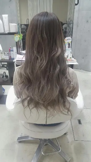 ロング 髪質改善×レイヤー 高嶋のヘアスタイル
