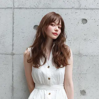 セミロング カラー 池袋/カラー特化🎨 ロング料金なし🩵のヘアスタイル