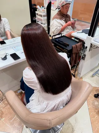 ミディアム 髪質改善カラー/店長 宮内秀峰のヘアスタイル