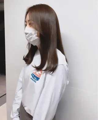 ミディアム カラー マンツーマン半個室 tamuraのヘアスタイル