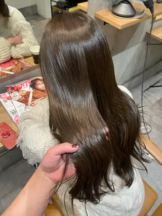 ロング カラー ショート/コテ巻き風 kanohaのヘアスタイル