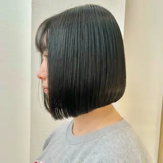 ミディアム ヘアアレンジ 髪質改善【縮毛矯正】 北千住 田邉 澪のヘアスタイル