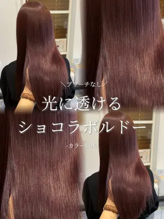 ロング 暖色カラー/ 透明感/kohinaのヘアスタイル