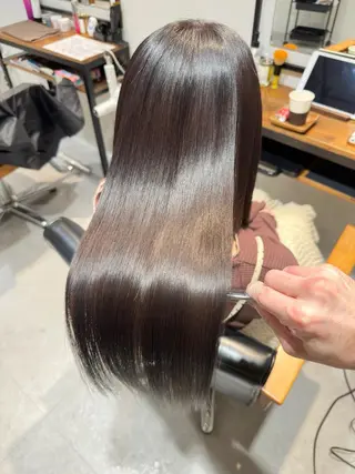 ロング 丹羽大喜 縮毛矯正/美髪矯正のヘアスタイル