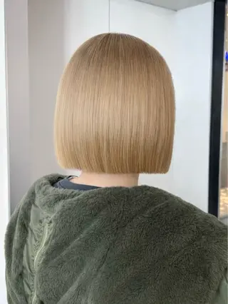 セミロング カラー ヘアアレンジ 顔周りカット×透明感 カラー💫AINAのヘアスタイル