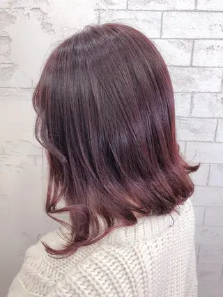 ミディアム カラー ️韓国ヘア／レイヤー カットYūka❤️のヘアスタイル