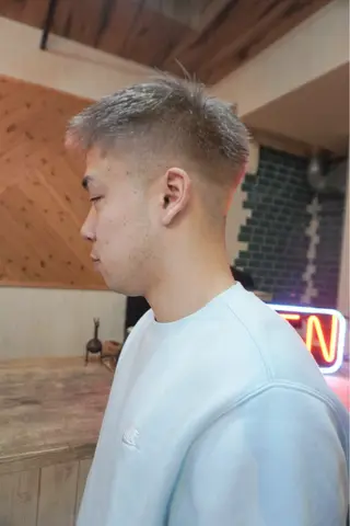 ショート カラー メンズ KENSHIN メンズパーマのヘアスタイル