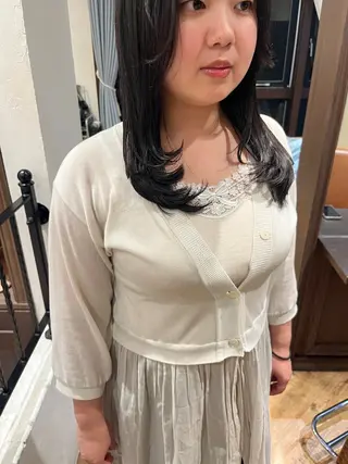 ロング カラー 橘 ゆきののヘアスタイル