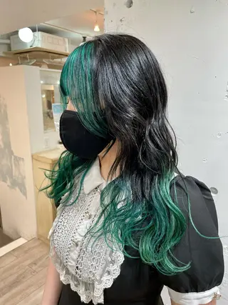 ロング カラー カラーが上手い 辻悠月のヘアスタイル