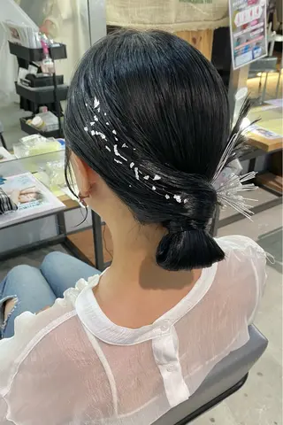 ロング ヘアアレンジ 菊地 紗矢のヘアスタイル