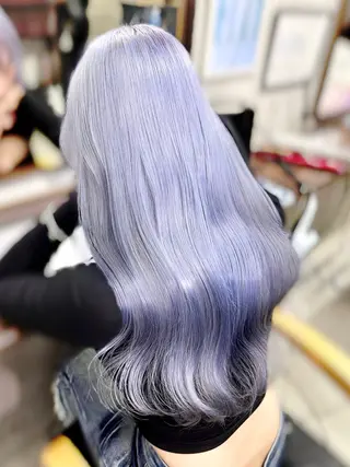 ロング カラー 名古屋のピンク好き かずくん🦩のヘアスタイル