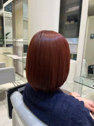 ミディアム カラー 銀座/カラー 🎀momo🎀のヘアスタイル