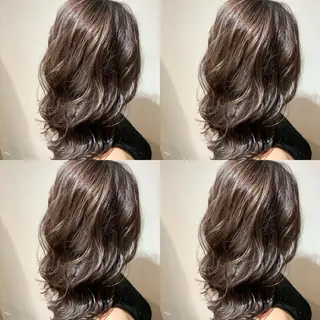 セミロング ✨縮毛矯正✖︎顔周り レイヤー✨ナカムラのヘアスタイル