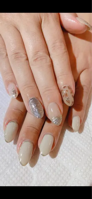 セミロング shandy nailのネイルデザイン