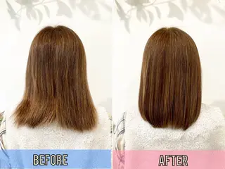 ミディアム 美髪矯正/髪質改善 レガロ堺市伏尾/松田のヘアスタイル