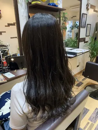 ロング カラー サトウ シューイチのヘアスタイル