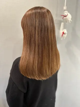 ロング カラー K Harukaのヘアスタイル