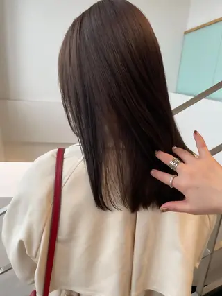 ミディアム カラー ヘアアレンジ ミニボブ/ブリーチ 🌈MISATOのヘアスタイル