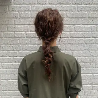 セミロング . AYUKAのヘアスタイル