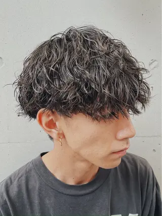 ショート パーマ メンズ fifth/メンズ パーマ/川﨑泰就のヘアスタイル