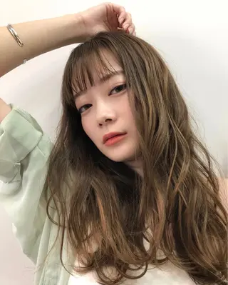 ロング 片山美穂 心斎橋・なんばのヘアスタイル