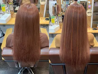 ロング ❤️‍🔥シールエク ＋カラー京❤️‍🔥のヘアスタイル