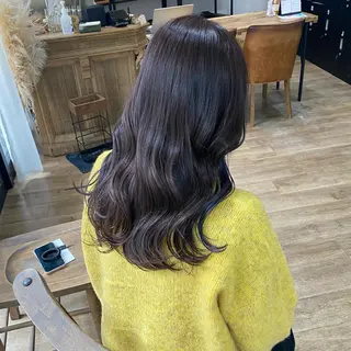 ロング カラー otoha✳︎ くすみ艶カラーのヘアスタイル